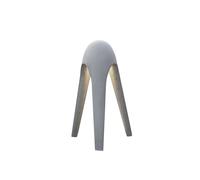 Martinelli Luce Cyborg Outdoor Gartenleuchte, gris, avec piquets