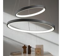 martinelli luce Lunaop Suspension LED à 2 sources lumineuses, 40002/2700/NE+40003/2700/NE+40010/NE+40017#2,