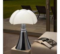 MARTINELLI LUCE lampe de table PIPISTRELLO avec dimmer (Noir brillant - Métal et méthacrylate)