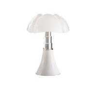 MARTINELLI LUCE lampe de table PIPISTRELLO avec dimmer (Blanc brillant - Métal et méthacrylate)