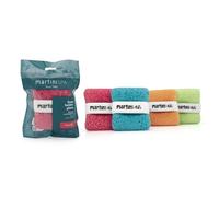 martini SPA - Massage Color - Porte-Savon en polyuréthane avec élastique, Couleurs Assorties, 10,5 x 12 x 2 cm, 18 g, 1 unité - Fabriqué en Italie