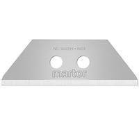 MARTOR 10 x lame trapézoïdale, lames de rechange cutter, couteau de sécurité, 19 mm, tranchant, Dans distributeur, utilisable 2 fois, n° 160099