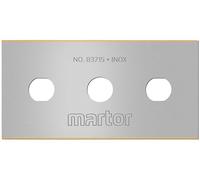 MARTOR 100x Lame industrielle TiN, inox, 4 côtés, Cutter | Huile alimentaire, revêtement TiN, 4 arêtes de coupe, alimentation & industrie, lame de rechange, No 83715.31