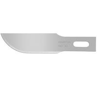 MARTOR 10x Lame convexe 40 mm, acier, Scalpel | Double facette, affûtage bilatéral, dans distributeur, pour scalpel & couteau graphique, coupes de précision, No 33.50