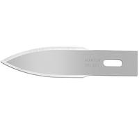 MARTOR 10x Lame convexe 46,5 mm, acier, affûtage bilatéral | Double facette, affûtage bilatéral, dans distributeur, pour scalpel & couteau graphique, No 623.50