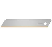 MARTOR 10x Lame Cutter Mousse 17,9 mm, Revêtement TiN, SECUBASE 383 | Lame de rechange cutter, revêtement nitrure de titane, en distributeur, pour SECUBASE 383 & ARGENTAX CUTTEX 18 mm. No. 879.60