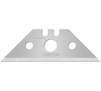 MARTOR 10x Lame Cutter Trapèze 19 mm, 2 fois, Acier, Double Facette | Lame de rechange cutter, acier, double facette, double face, en distributeur, couteaux de sécurité & cutters. No. 42045.50