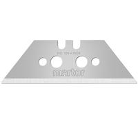 MARTOR 10x Lame Cutter Trapèze 19 mm, 2 fois, Inox, SECUNORM 525 | Lame de rechange cutter, inoxydable, double facette, en distributeur, SECUNORM 525, SECUPRO MAXISAFE & MEGASAFE. No. 199.70