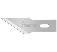 MARTOR 10x Lame graphique 11,5 mm, usage unique, double biseau, acier | En chargeur, deux côtés, couteau bricolage & précision, maquette, No. 624.50