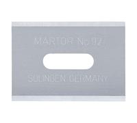 MARTOR 10x Lame industrielle, Lames de rechange Cutter, Couteau de sécurité | 18,5 mm, tranchante, utilisable 4 fois, dans distributeur, pour SECUNORM 185, SECUPRO MARTEGO & MERAK, No 92.66