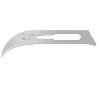 MARTOR 10x Lame Scalpel Cutter 11,4 mm, Usage Unique, Couteau Graphique | Lame de rechange scalpel cutter, simple facette, double face, pour GRAFIX SCALPELL KLEIN & TRIMMEX CUTTOGRAF. No. 12.50