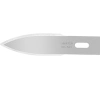 Martor Lame convexe n° 623.50 – boîte de 10 – acier 46,5 mm – affûtage bilatéral