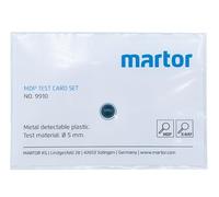 MARTOR Carte de test détectable, sphères 2,5-8 mm, détecteur