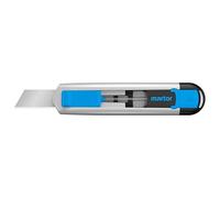 MARTOR Couteau de sécurité avec rétraction de la lame, SECUNORM 540, Cutter professionnel, Longue lame inoxydable, aluminium, droitiers & gauchers, Production