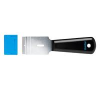 MARTOR Grattoir SCRAPEX ARGENTAX, lame arrondie interchangeable | Pour droitiers & gauchers, enlever étiquettes, vitrocéramique, cuisine, No. 46644.02