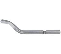MARTOR lame pivotante 360°, acier de précision pour un ébavurage en toute sécurité, lame robuste 48mm x 3,2mm, parfait pour le métal et le plastique, optimal pour l'impression 3D,aluminium (10 pièces)