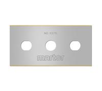 MARTOR 100x Lame industrielle TiN, inox, 4 côtés, Cutter