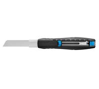 MARTOR SECUBASE 383 Cutter de Sécurité, Rétraction & Verrouillage | Cutter professionnel, verrouillage, cran 7 niveaux, lame polystyrène, droitier & gaucher. No. 383001.02