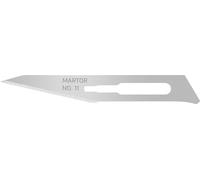 MARTOR SKALPELLKLINGE 11 Spezialschliff Lame de rechange de cutter 66 mm acier 10 pc(s)