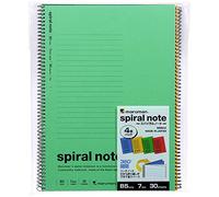 Maruman N550A Lot de 4 cahiers à spirale Papier ligné 7 mm B5
