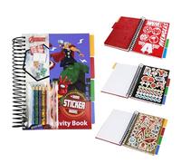 Marvel Autocollants Livre Stickers Enfant Coloriage Spiderman Avengers 1000+ Autocollants et Gommettes pour Enfants (Multi Avengers)
