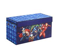 Marvel Avengers Coffre de rangement pliable pour jouets pour enfants, durable avec couvercle, 76,2 x 40,6 x 36,8 cm (L x l x H)