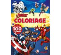 Marvel Avengers - Coloriage avec plus de 100 stickers (Iron Man, Black Widow, Captain America) - Collectif - Hemma - broché - Document jeunesse