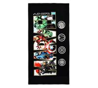 Marvel Avengers Hulk Iron Man Captain America Drap de plage 90 x 170 cm