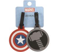 Marvel Avengers lot de 2 étiquettes bagages Peers Hardy