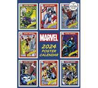Marvel Calendrier 2024 - Calendrier mensuel avec affiche 30 cm x 42 cm, cadeau Marvel pour homme et femme, cadeau Marvel pour garçons et filles, calendrier pour enfants - Produit officiel