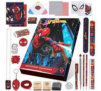 Marvel Calendrier de L'avent Garcon 2021 Spiderman Advent Calendar - 24 Surprises Papeterie Enfant