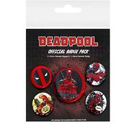 MARVEL COMICS N/A mixte adulte Badge Deadpool, Multicolore, 10 x 12.5 x 1.3 cm