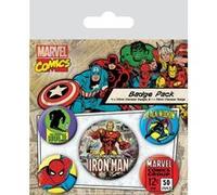 Pyramid international Pack de 5 badges Iron Man