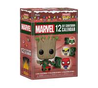 Funko Countdown Calendar: Marvel 12-Day - Marvel Comics - Calendrier de L'avent - 12 Jours de Surprise - Mini-Figurine en Vinyle à Collectionners - Boîte Mystère - Idée de Cadeau