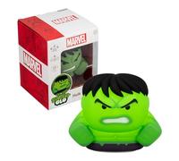 Marvel Hulk SquishyGlo Light - Produit Marvel officiellement licencié | Construction en silicone souple • Batterie rechargeable • 3 niveaux de luminosité • Fonction minuterie • Veilleuse Marvel