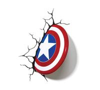 Marvel - Lampe 3d Led Captain America Shield