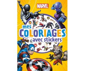 MARVEL - Mes Coloriages avec stickers