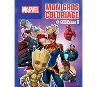 Mon Gros Coloriage + Stickers Marvel