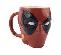 Mug masque Deadpool - Officiellement licencié, Tasse en forme de visage pour boissons chaudes ou froides, 550ml