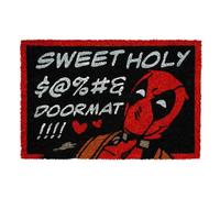 Grupo Erik - Paillasson Deadpool - 40 x 60 cm - Coco antidérapant Extérieur/Intérieur Noir/Rouge