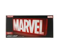 Marvel Panneau Lumineux Logo - Marchandise Disney Officielle, Modes de Lumière Pulsante & Phase, Montage Murale ou Autonome pour Chambre