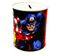 MARVEL Pot tirelire Avengers en étain métal non ouvert 11 x 8 cm idée cadeau pour petits et grands
