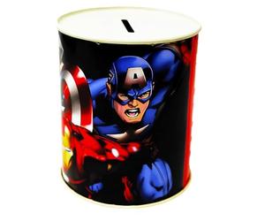 MARVEL Pot tirelire Avengers en étain métal non ouvert 11 x 8 cm idée cadeau pour petits et grands