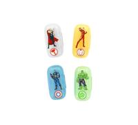 MARVEL - Protège Brosse à Dents Avengers - Hulk, Captain America, Spider-Man, Iron Man - Format Voyage Enfant - Capuchon Plastique Accessoire Fun, Hygiénique - Produit Officiel Disney Marvel