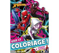 Marvel Spider-Man - Vive le coloriage ! (Spider-Man et Ghost-Spider fond rose) - Collectif - Hemma - broché - Document jeunesse