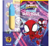 Marvel Spidey et ses amis extraordinaires - Pinceau magique - Livre avec pinceau magique - Peinture propre - Dès 3 ans