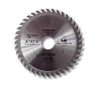 Maryse Lame circulaire 115 mm 40 dents HM - Disque de coupe pour bois, aggloméré, contreplaqué et carton pressé - Métal dur TCT, coupe propre et précise pour scie circulaire 13 600 tr/min