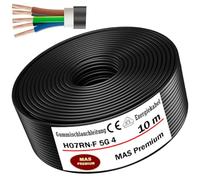10m de câble souple en caoutchouc Câble de chantier H07RN-F 5G4 Flexible pour appareils
