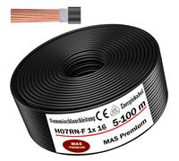 50m de câble souple en caoutchouc Câble de chantier H07RN-F 1x16 Flexible pour appareils