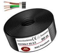 90m de câble souple en caoutchouc Câble de chantier H07RN-F 4G2,5 Flexible pour appareils